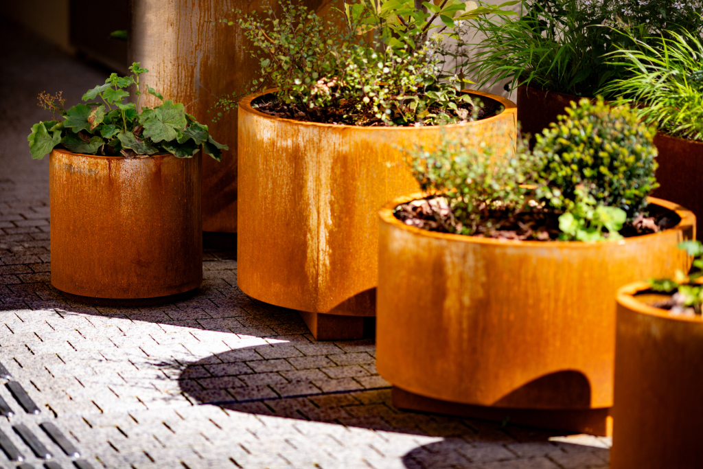 Rusty įgyvendintas Corten plieno projektas