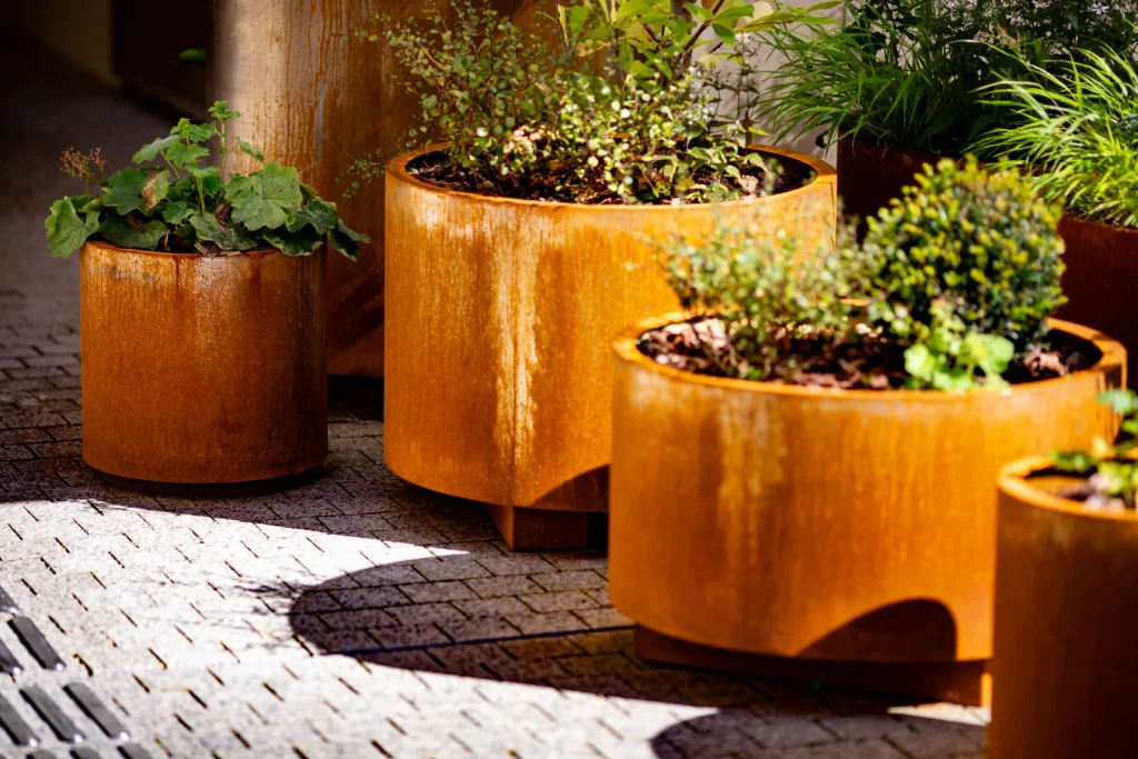 Rusty įgyvendintas Corten plieno projektas