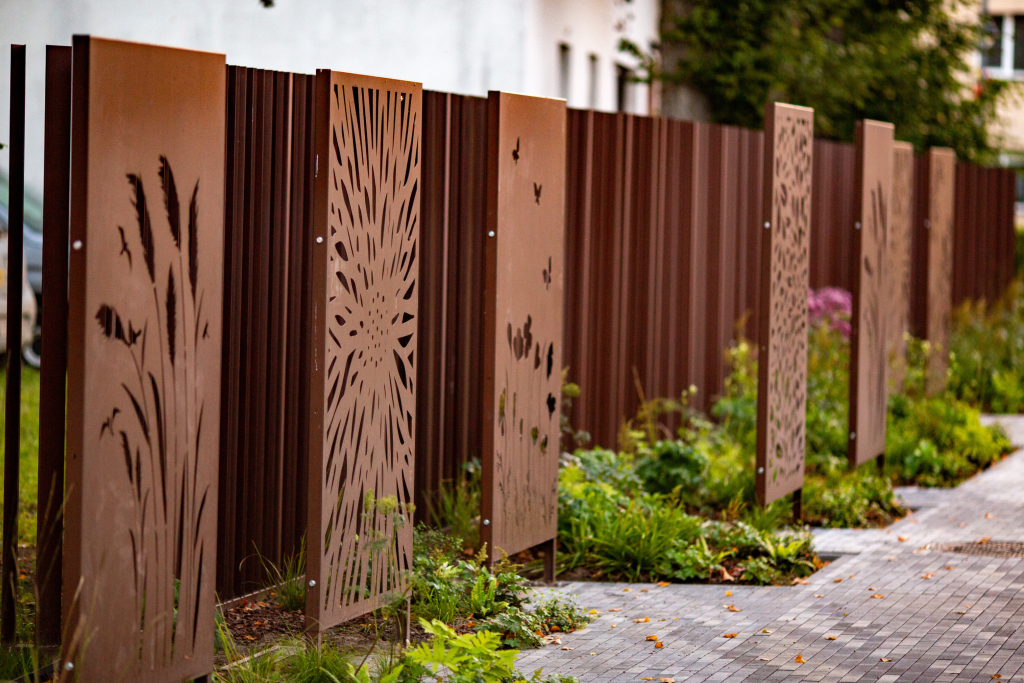 Rusty įgyvendintas Corten plieno projektas