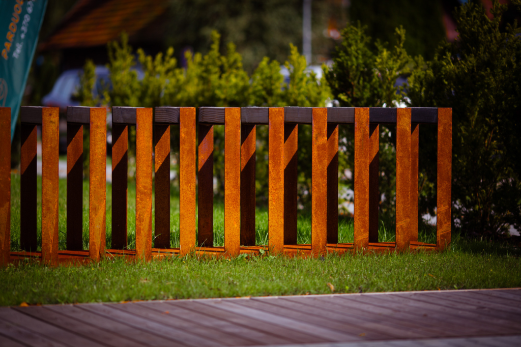 Rusty įgyvendintas Corten plieno projektas