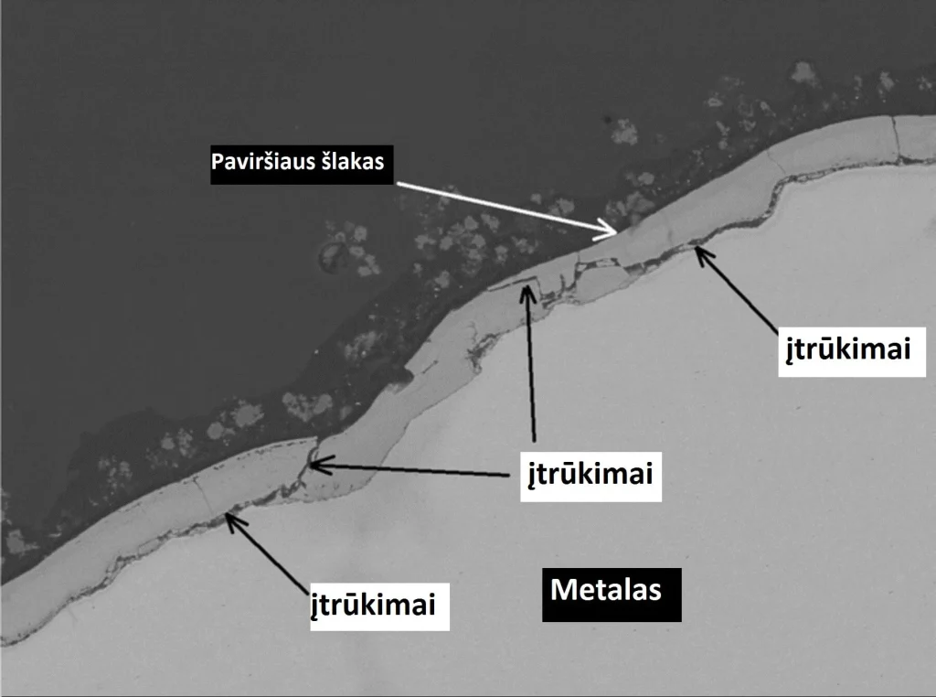 Paviršiaus šlako šalintojas