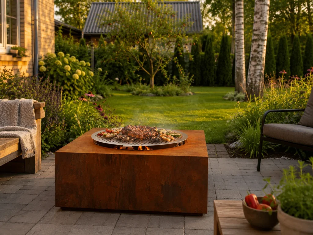 Outdoor fireplace / grill Berlin