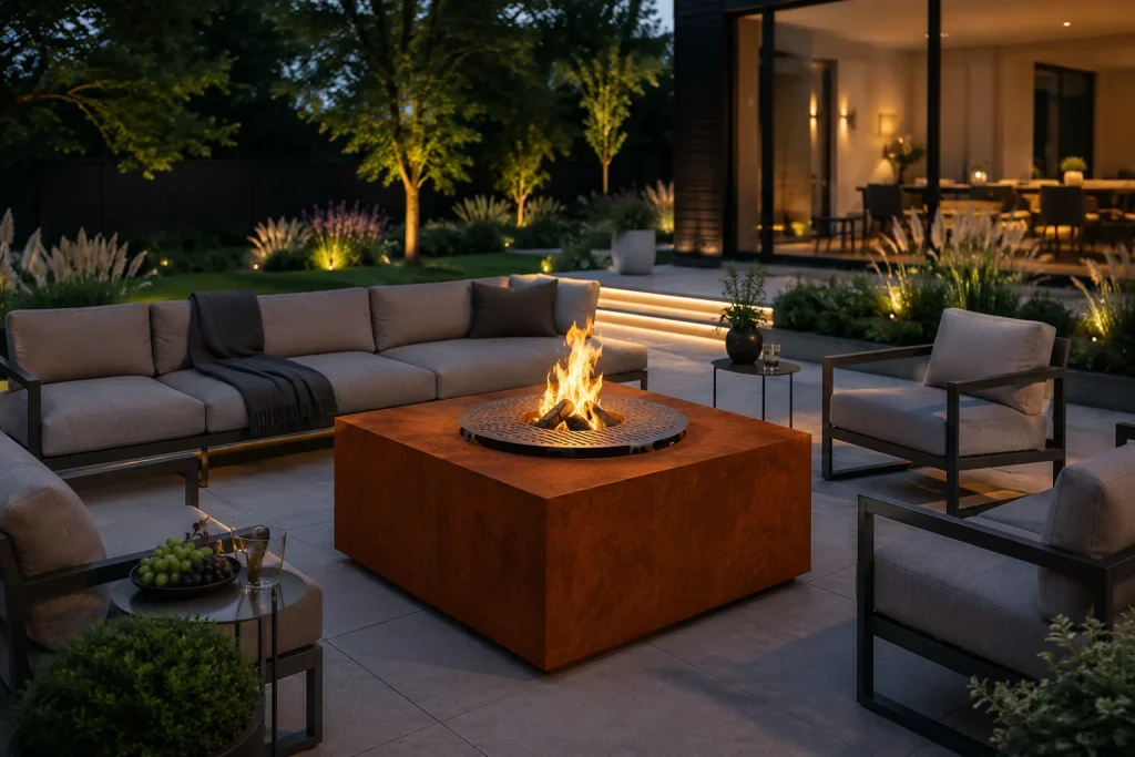 Outdoor fireplace / grill Berlin