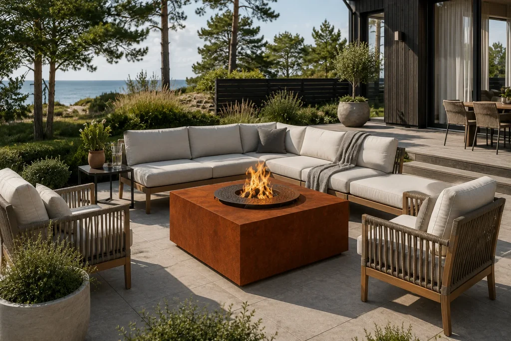 Outdoor fireplace / grill Berlin