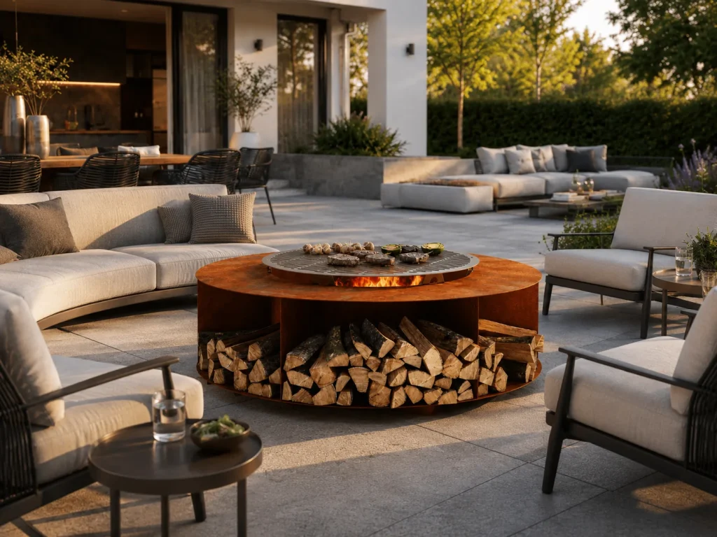 Outdoor fireplace / grill Vincent