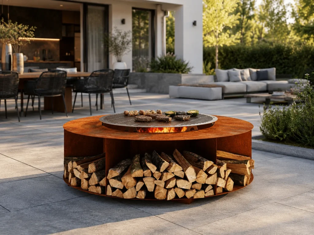 Outdoor fireplace / grill Vincent