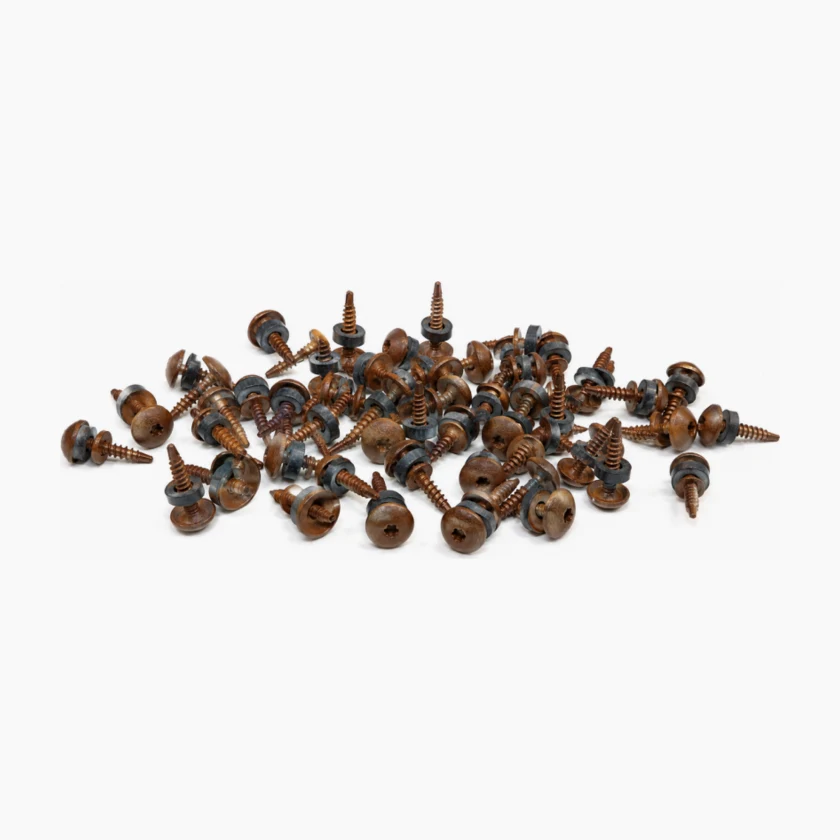 Corten spalvos savisriegiai