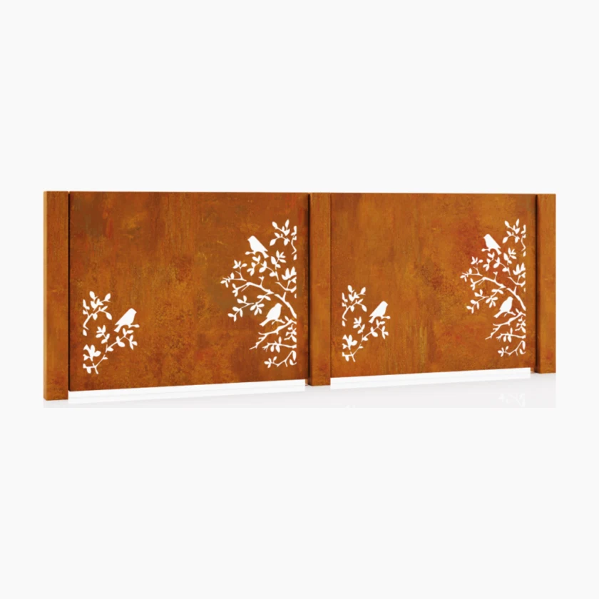 Metalinės Corten tvoros